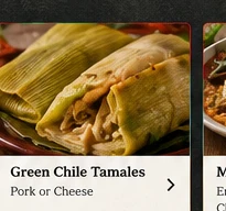 Green chile tamales